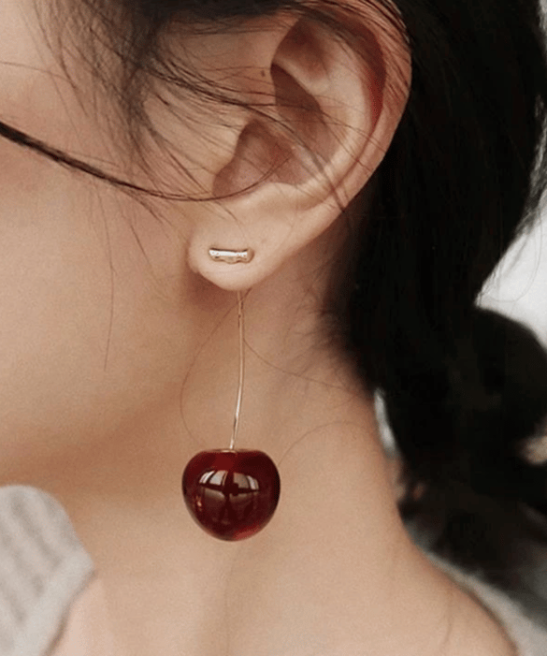 🍇Cherry Earrings