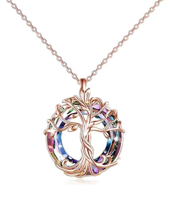 For Mom - Mother is the Family Root Tree Necklace