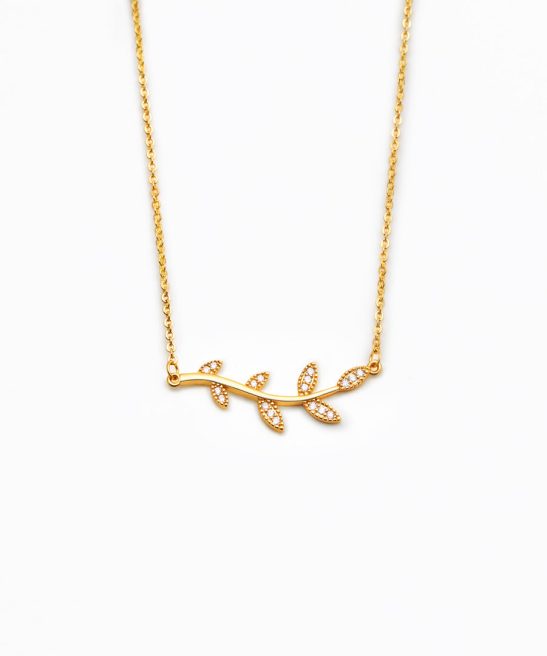 Be-Leaf in Yourself Like I Do Tree Leaf Necklace